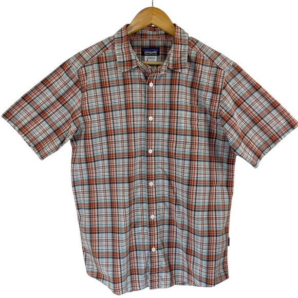 Patagonia Other - Patagonia Men’s Organic Cotton Shirt Size M Plaid Short-Sleeve Button-Up